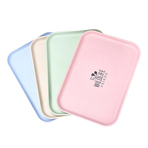 WILDLIFE FRIEND küchentablett plastikschüsseln pastellblau rosa beige grün stapelbar
