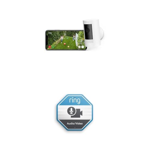 ring outdoor camera battery, 1080p hd video, wifi, wetterfest, alexa-kompatibel, 3 kameras