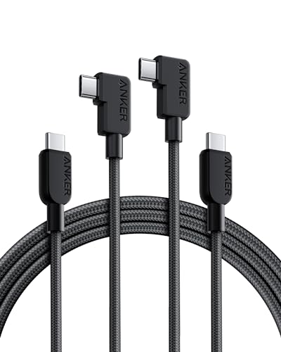 ankers usb-c kabel 240w 180cm 90 grad winkelstecker typ-c stecker