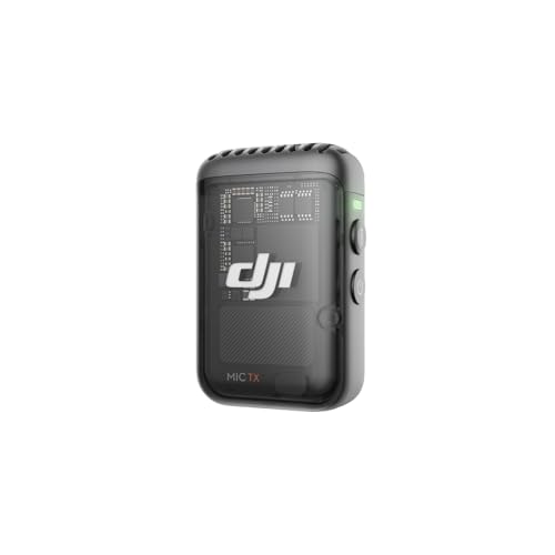 DJI Mic 2-Sender für kabellose Audioaufnahme (schwarz)
