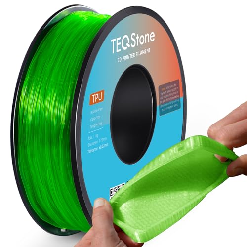 teqstone tpu filament 1.75mm grün 1kg spule flexibel weich vakuumverpackung