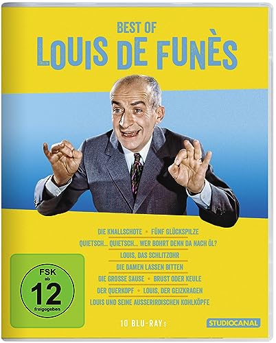 louis de funs collection - 10 filme auf blu-ray, brust oder keule, das schlitzohr