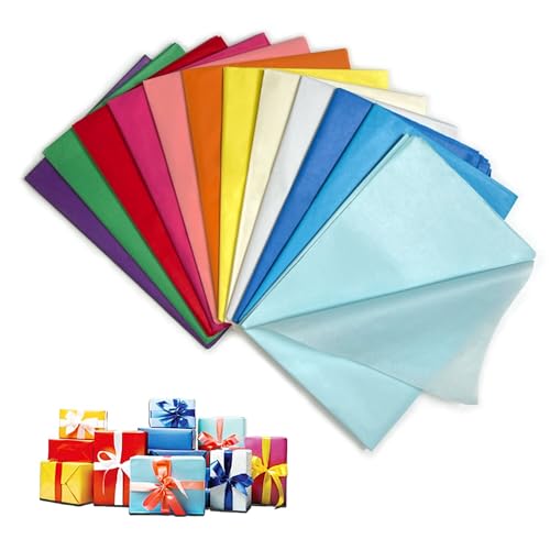 transparentpapier bunt 120 blatt 50 x 70 cm 12 farben bastelpapier dekoration verpackung