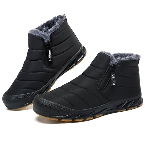 winterschuhe herren warm gefüttert schneestiefel kurzschaft rutschfeste boots