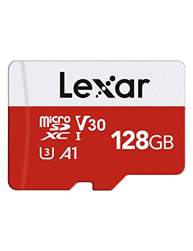 Lexar microSDXC Karte 100/30 MB/s, 4K, A1, U3, C10, V30, mit SD-Adapter