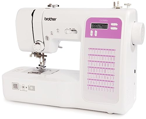 brother cx70pes nähmaschine elektronisch 70 stiche freiarm einfädelautomatik weiss