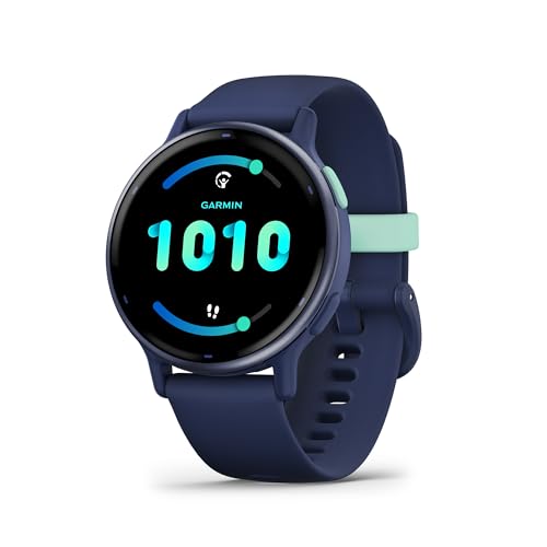 garmin vivoactive 5 gps smartwatch, 1.2 zoll amoled, fitness- und musikfunktionen