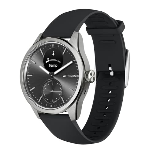 withings scanwatch 2 - connected healthwatch, ekg, spo2, schlaftracking, wasserdicht