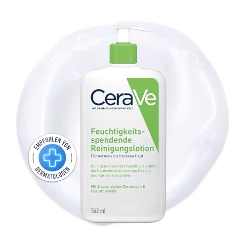 CeraVe Reinigungslotion für Gesicht und Körper, feuchtigkeitsspendend, 562 ml