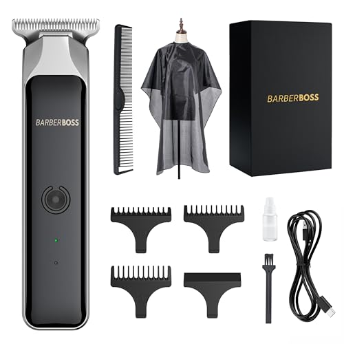 barberboss bart- und haarschneider mit t-klinge, akku, usb, qr-2090