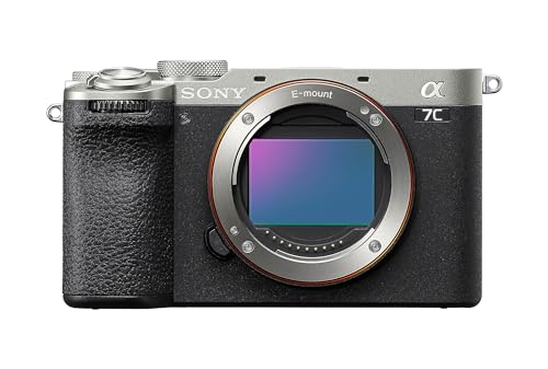 sony alpha 7c ii spiegellose kamera mit cd-touchscreen silber schwarz