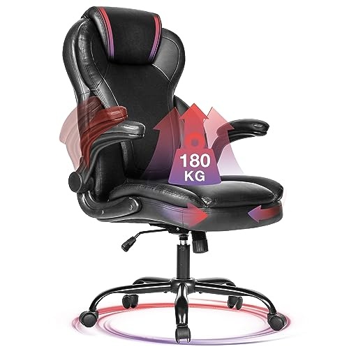 fantasylab bürostuhl 180kg chefsessel ergonomischer drehstuhl mit armlehnen