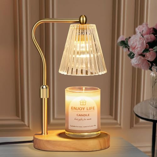 seenlast kerzenwärmer lampe, duftlampe mit timer und dimmer, vintage-design, dekoration