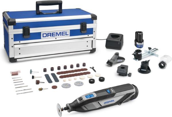 dremel 8240 akku-rotationswerkzeug set 65-teilig für 124,99 euro statt 168 euro