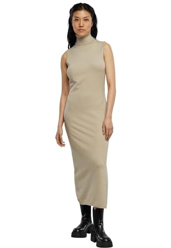 Damen Kleid Turtleneck Eco Viscose Urban Classics Wetsand M