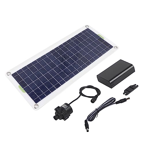 nestniche solar-brunnenpumpe 30 w, solarpanel für teich, aquarium, pool, garten