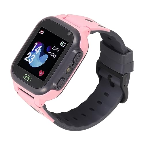 smartwatch 1,44 zoll farb-touchscreen 2g gsm telefonanruf lbs-positionierung pink