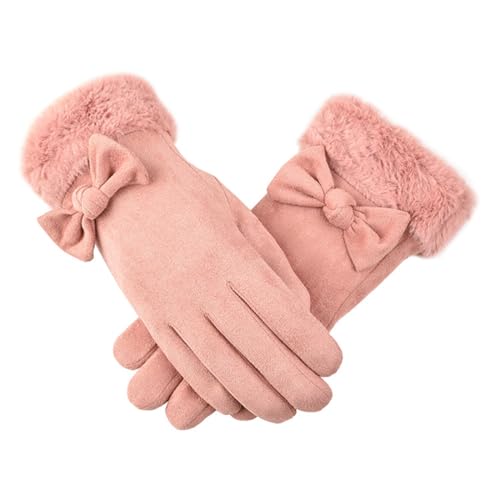 jskwike handschuhe damen winter touchscreen flauschige warme winterhandschuhe