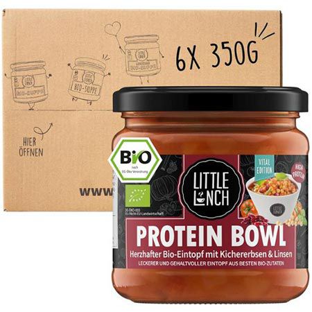 little lunch bio protein bowl 6er pack 350g je 14,14 statt 20