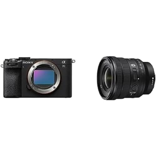 sony alpha 7c ii spiegellose kamera schwarz mit touchscreen und sel1635g