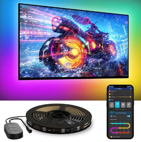 govee tv led rgbic hintergrundbeleuchtung 55-65 zoll für 19,99 euro