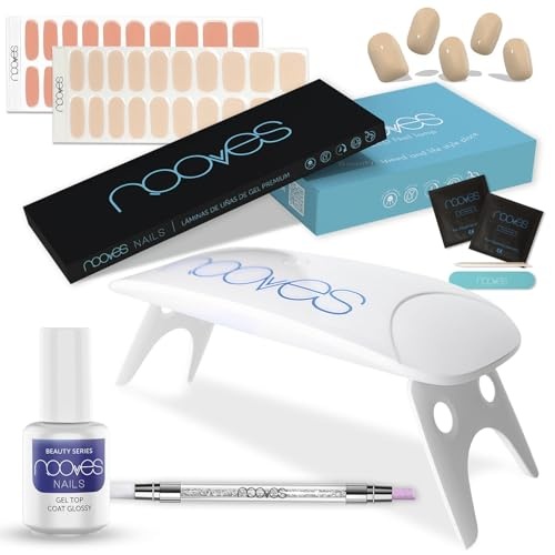 uv-lampe starter-set von nooves nails, nagelstudio-set für manicures