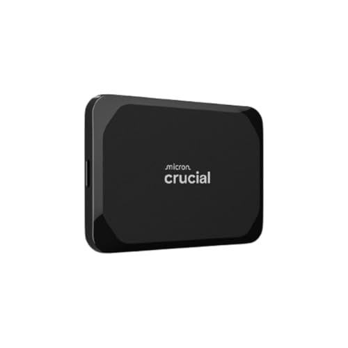 crucial x9 portable ssd 4 tb, 10 gbps usb c 3.2, 1.050 mb/s