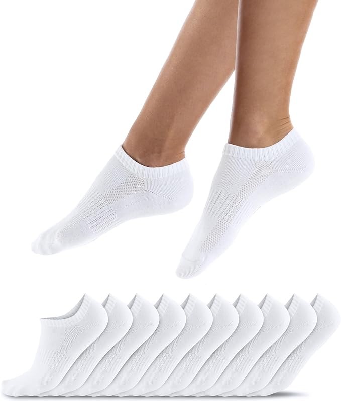 Sneaker Socken Baumwolle Herren Damen 6/10 Paar Atmungsaktive Halbsocken