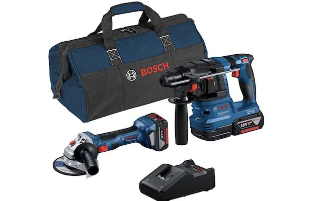 bosch winkelschleifer und akku bohrhammer set für 299,99 euro statt 348 euro