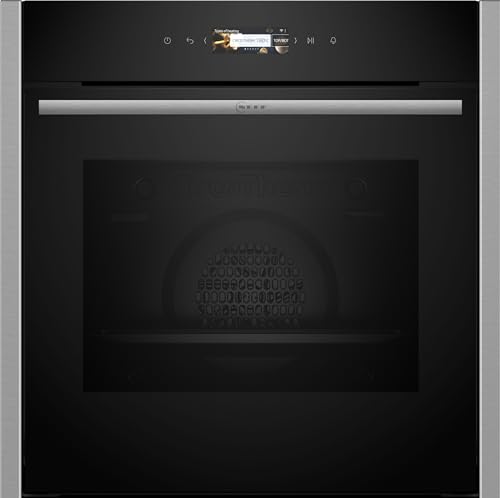 neff einbau-backofen b24cr31n0, n 70, edelstahl, soft open & close