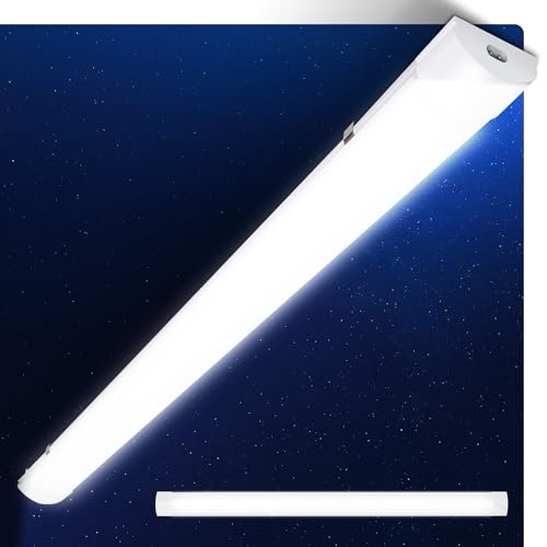led feuchtraumleuchte 150 cm 48W wasserfest IP65 für keller garage küche büro 4000K