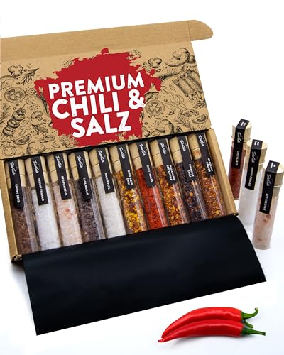 scharfes salz und chili gewürze geschenkset timbre taste 10er set 950000 scoville