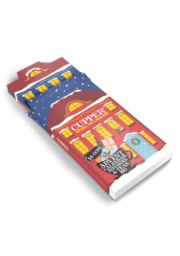 cupper adventskalender 2024, tee kalender, bio-kräutertee, bio-früchtetee, 24 teebeutel