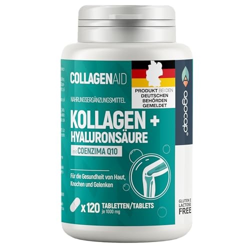 kollagen kapseln mit hyaluronsäure und coenzym q10, 120 kapseln