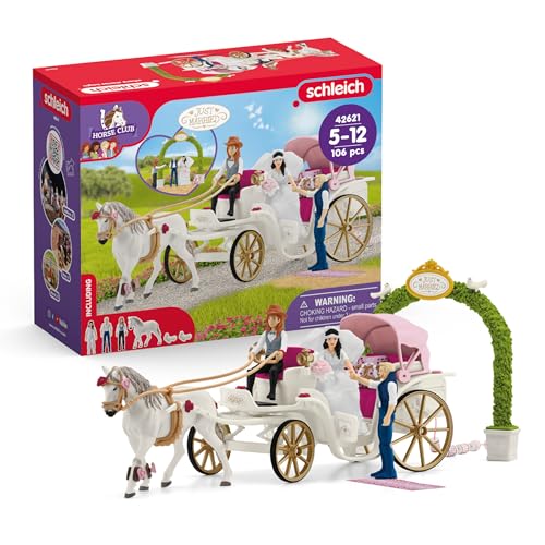 schleich 42641 Horse Club Hochzeitskutsche 106 Teile