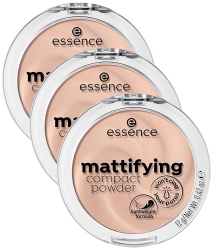 mattierendes puder essence cosmetics Nr. 11 pastel beige vegan 12g Packung mit 3