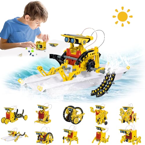 solar roboter 12 in 1 stem spiele für kinder ab 8 geschenkideen junge