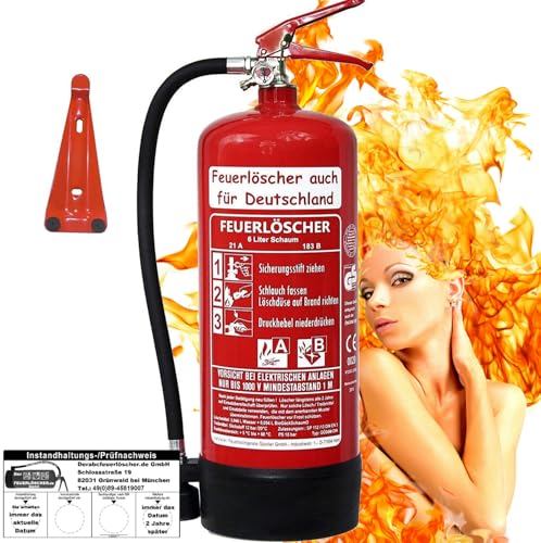 feuerlöscher brandengel, tragbar, 6 kg, für zuhause und auto