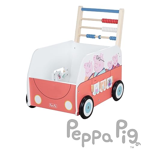 roba bully schiebebus peppa pig lauflernwagen puppenwagen holz ab 12 monaten