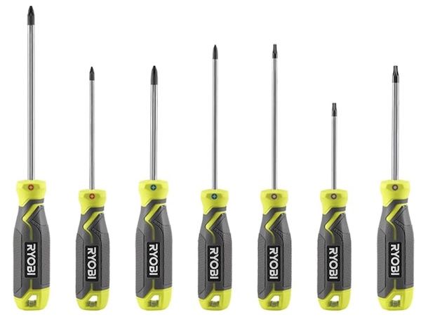 Produktbild: RYOBI 7-teiliges Schraubendreher-Set RHSDS7PC, Werkzeugset