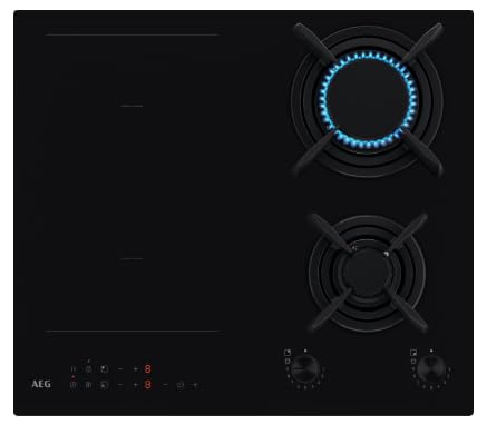 aeg hdb64623nb einbaubackofen 60cm kombi 4-kocher schwarz