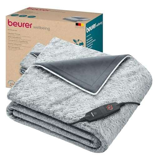 Beurer HD 75 Heizdecke 180x130 cm, 6 Temperaturstufen, recyceltes Material
