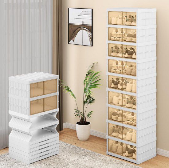 Produktbild: yitahome schuhboxen 18x stapelbar für 51,59 euro statt 80 euro