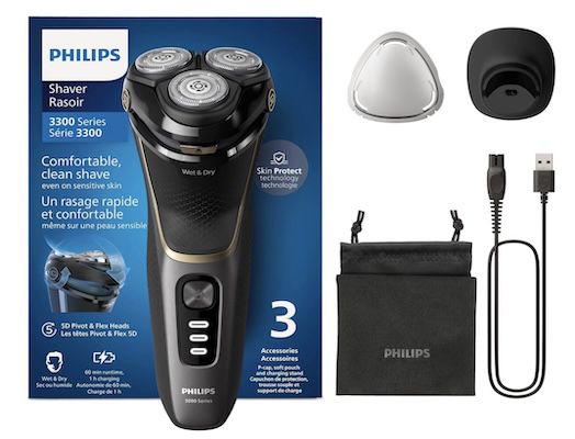 philips s3342/13 nass- und trockenrasierer, 52,99 (statt 62)