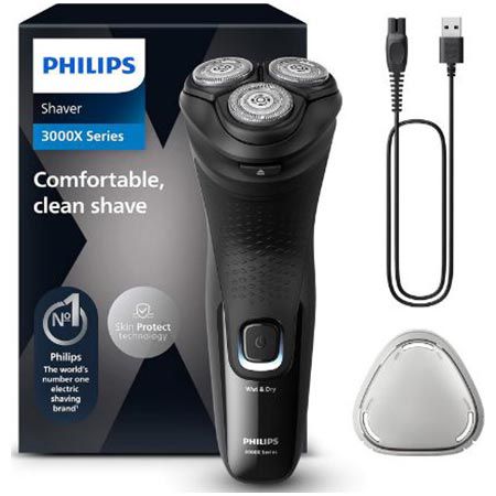 philips rasierer 3000x nass- und trockenrasierer für 41,64 statt 49