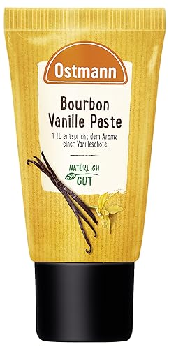 Ostmann bourbon vanillepaste 50 g aus natürlichen zutaten für kuchen und desserts