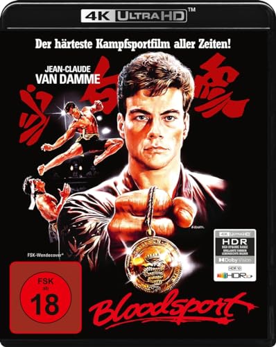 Produktbild: bloodsport uncut, van damme, fsk18, 4k ultra hd, blu-ray, prime