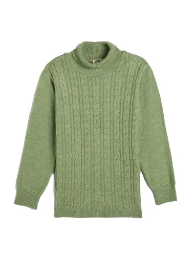 koton mädchen turtle neck pullover mit kabelstrick, lange Ärmel, weich