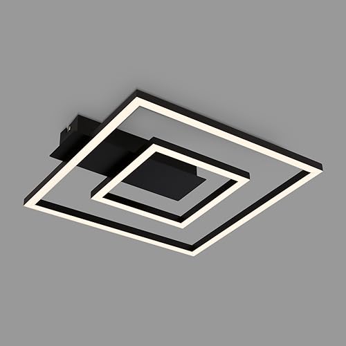 led deckenlampe briloner frame, 18w warmweiß, 320x300x50 mm, wohnzimmerlampe, schlafzimmerlampe