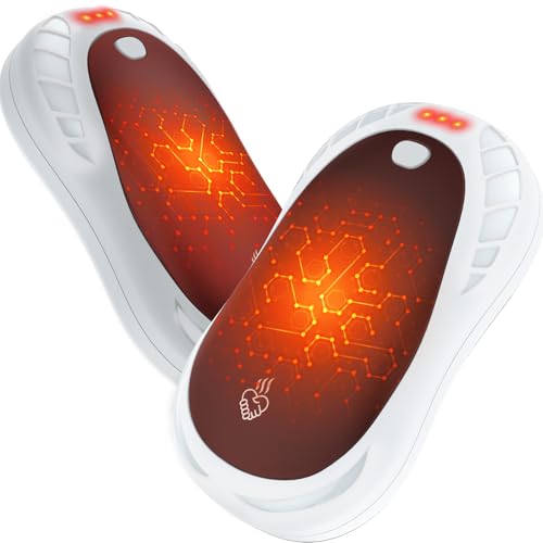 handwärmer elektrisch 2er-pack FANDLISS wiederaufladbar usb 3 Heizmodi 5200mAh für outdoor